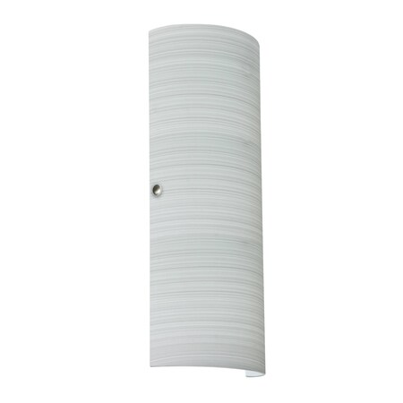 Besa Lighting Torre 18 Wall Sconce, Chalk, Polished Nickel Cap Finish, 2x8W LED 8193KR-LED-PN
